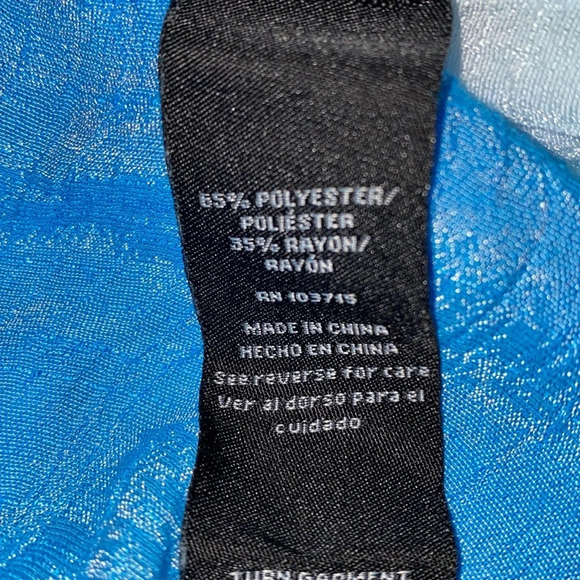 ZAC & RACHEL gauzy ombré tunic long sleeves semi sheer pockets v-neck size 2X - Picture 7 of 13